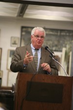 Traylor delivers final lecture of  Lincoln Series