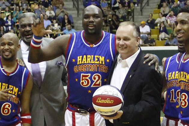 Harlem Globetrotters trot to the Lion nation