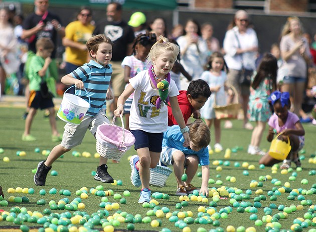 Community celebrates spring with Egg Scramble