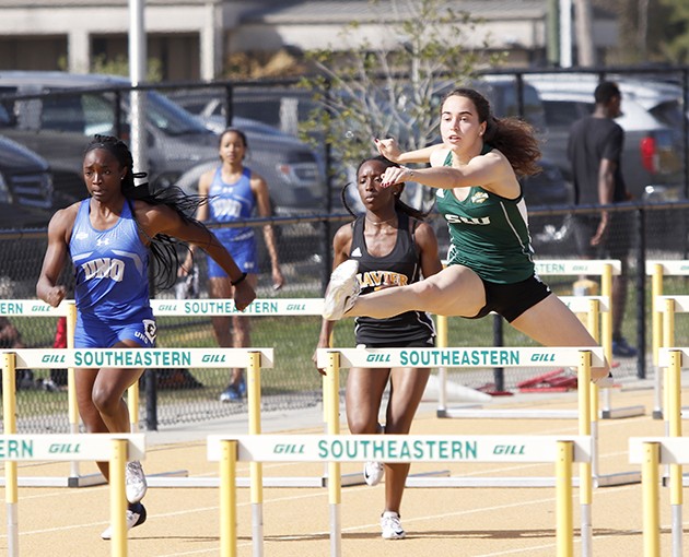 Track and field competes on two fronts