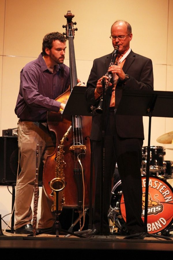Jazz musicians entertain in honor of alumnus