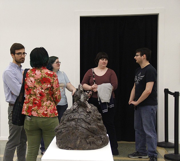 Faculty Exhibition educates patrons