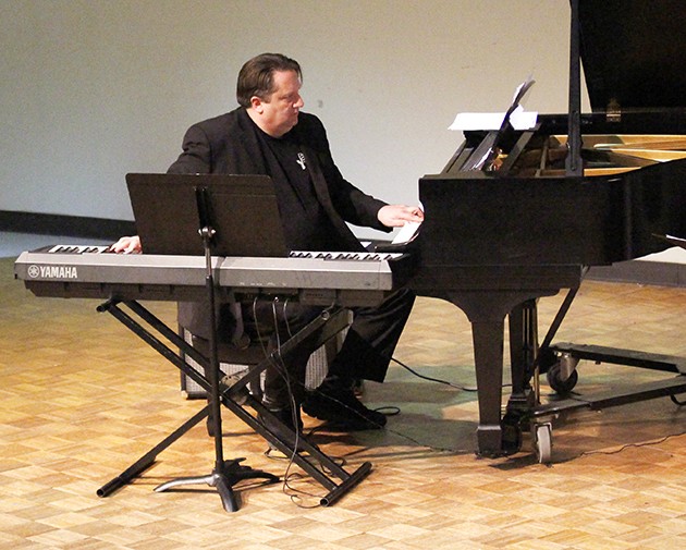 The Michael Brothers Jazz Trio performs at a faculty concert