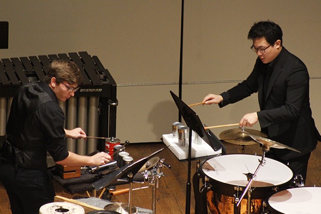 Drums and marimba lead musical elegance