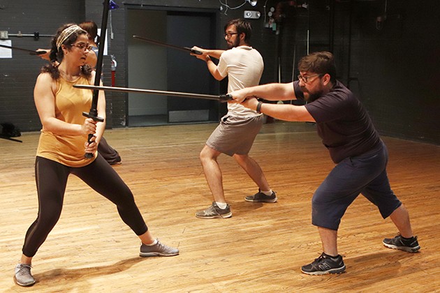 Combat workshop teaches broadsword skills