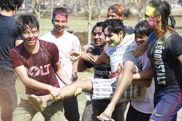 Spring starts with festival of colors