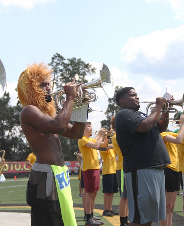 Lion Nation welcomes bands and families to campus