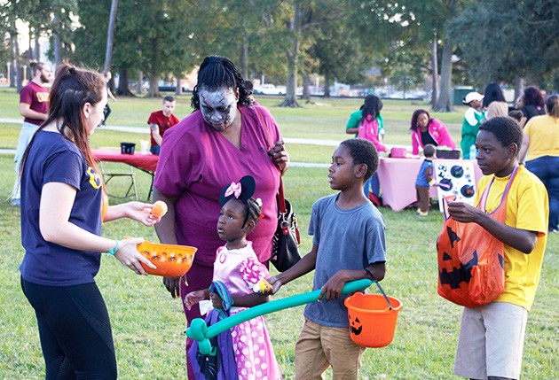 Campus provides safe trick-or-treat options for local children