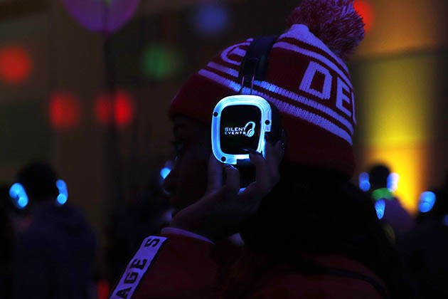 First “Silent Disco” continues Winter Welcome festivities