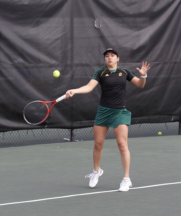 Lady Lions Tennis pulls off miraculous win against Abilene Christian