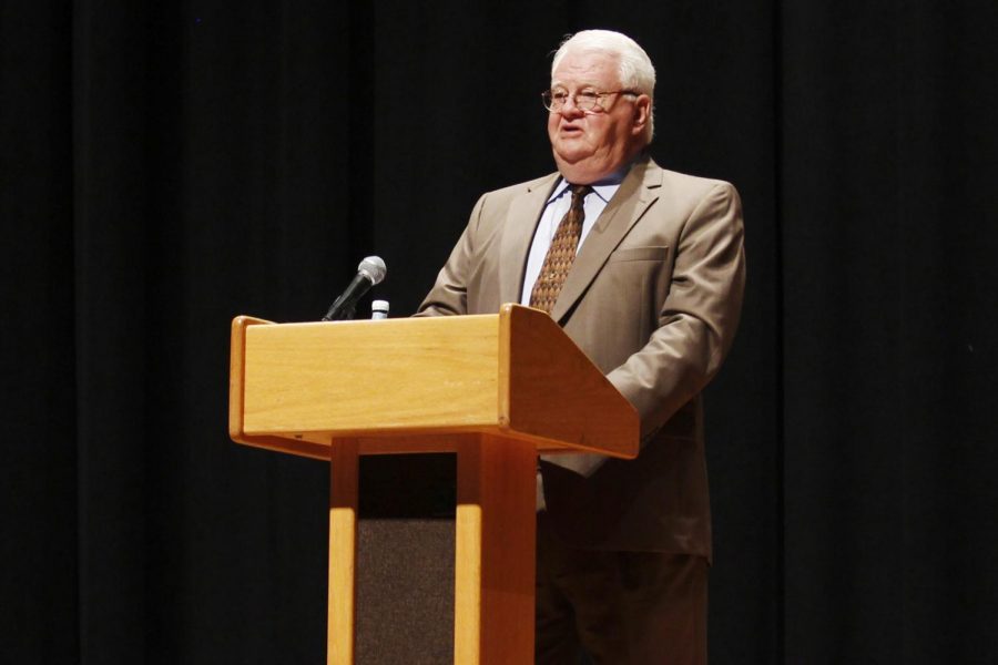 The “Then and Now” lecture series began with the Constitution Day lecture by Professor Ronald Traylor on Sept. 17.