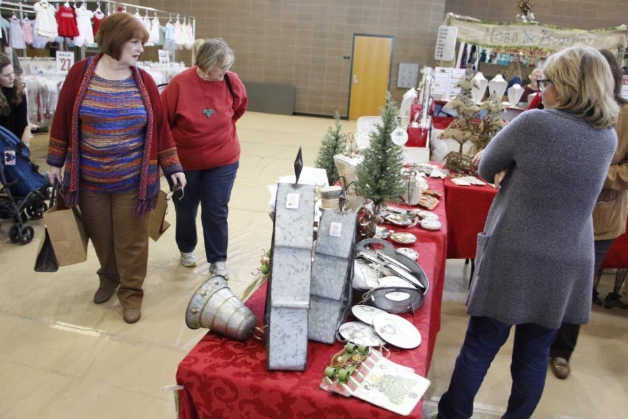 With nearly 80 vendors on campus, attendees at the Jolly Jingles Market could buy items ranging from Christmas trees to clothing.