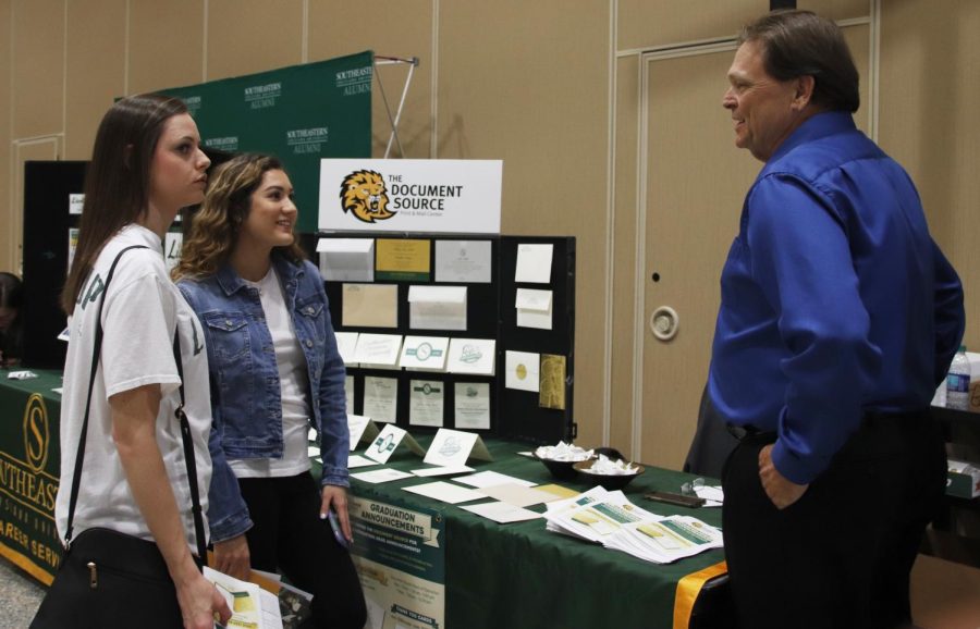 At Grad Fair, graduating students could speak with different departments on campus to learn about different graduate programs, join the Alumni Association, buy graduation invitations and more. The fair served as a one-stop shop to help to-be graduates prepare to finish a step in their academic journey. 