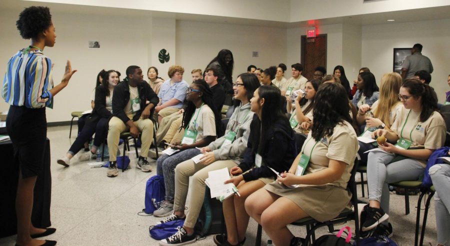 Approximately 200 students from 19 different high schools around the state of Louisiana attended EvolveU leadership conference. University alumni and faculty members presented on various topics to help students master their leadership skills.