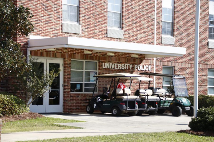 Located in Pride Hall, the University Police Department’s centralized placement not only helps in responding to emergency situations, but it also allows the department to be prominent among the student body.  