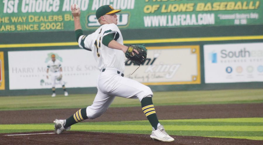 The Lions baseball team lost 8-9 against the University of Louisiana at Lafayette. The game dropped the Lions to a 14-15 overall record and a three-game losing streak. 