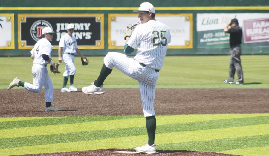 The Lions baseball team finished a series against Nicholls State University with a 2-1 victory. The first win had Corey Gaconi, a senior pitcher, playing for the whole game while the last game ended in a mercy ruling. 