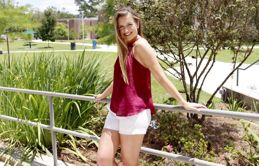 Chelsey Blank, a junior accounting major, is going to West Monroe to compete in the Miss Louisiana Pageant as Miss Southeastern Louisiana University. Blank has been preparing for the pageant since winning her title.