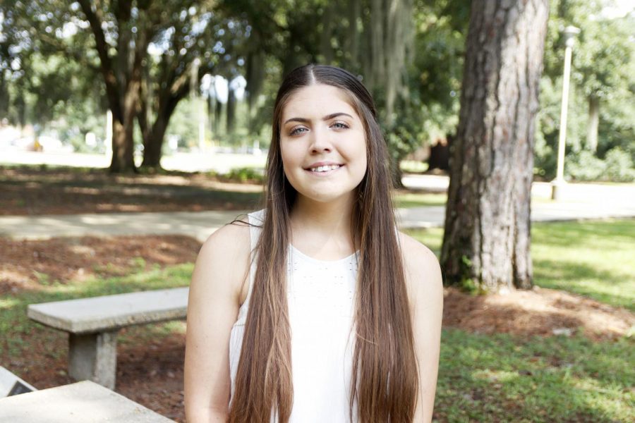 Miranda Matise, a sophomore communication sciences and disorders major, started a club on campus last year for students to learn American Sign Language together called Sounds of Silence. Matise has been losing her hearing since she was 13 years old and is passionate about educating people on the Deaf Community.