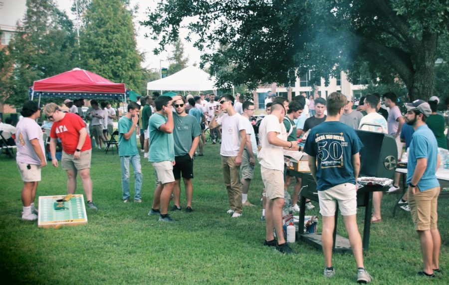 Delta Tau Delta was one fraternity that participated in the IFC BBQ on Sept. 9. The event created an atmosphere for fellowship, according to some of its attendees.