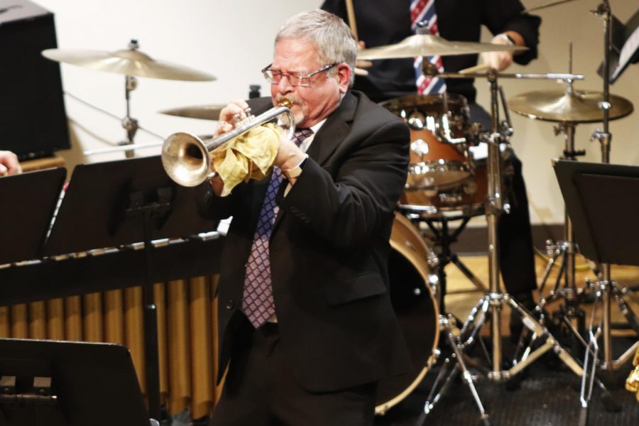 Mike Williams, a native of Louisiana, is known for his position as lead trumpet in the Count Basie Orchestra. He joined the University Jazz Ensemble and Jazz Lab Band as a guest artist in their final concert of the fall 2019 semester on Wednesday, Nov. 20.