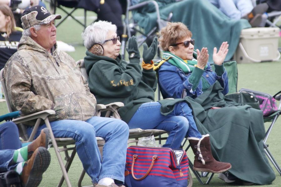 Students, faculty and community members gathered in Strawberry Stadium on Dec. 7 to watch the FCS Playoff game against the University of Montana. Fans were encouraged to bring their own chairs, blankets and food while cheering for the Lions.  