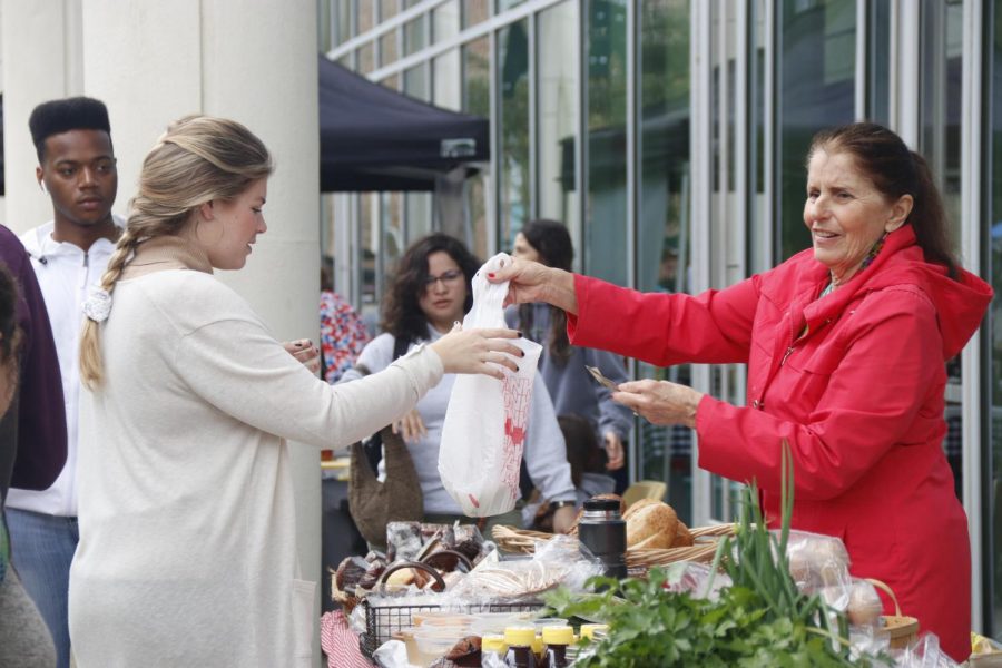Reconnect Farmers Market was held in front of the Student Union on Feb. 19 from 10 a.m. to 2 p.m. Students and faculty could browse sample and purchase a variety of goods.