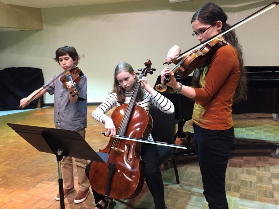Many university faculty have enrolled their children into lessons with the Community Music School to learn how to play a variety of instruments. 
