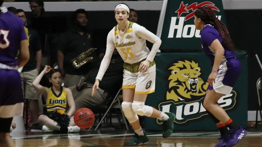 Freshman guard Hailey Giaratano scored four points and three assists in the win over Northwestern State University. Southeastern’s next match up is on the road on March 4 against Central Arkansas University. 