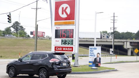 A Circle K gas station off of I-12 in Baton Rouge displays its gas prices. Gas stations around the country post prices under 2 dollars as the price of crude oil reaches historic lows.