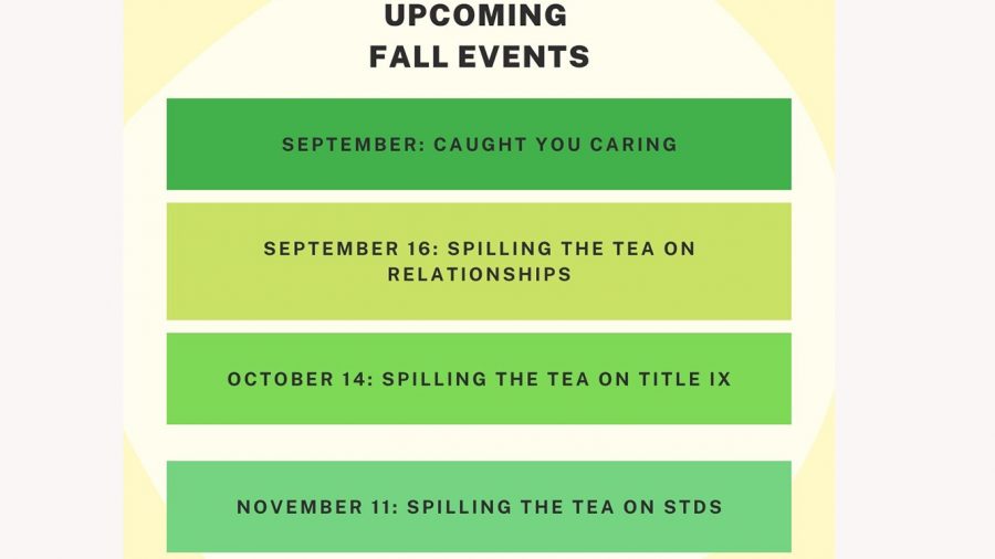 The Office of Student Advocacy and Accountability shared their schedule of Caught you Caring events that will occur throughout the month of September. 