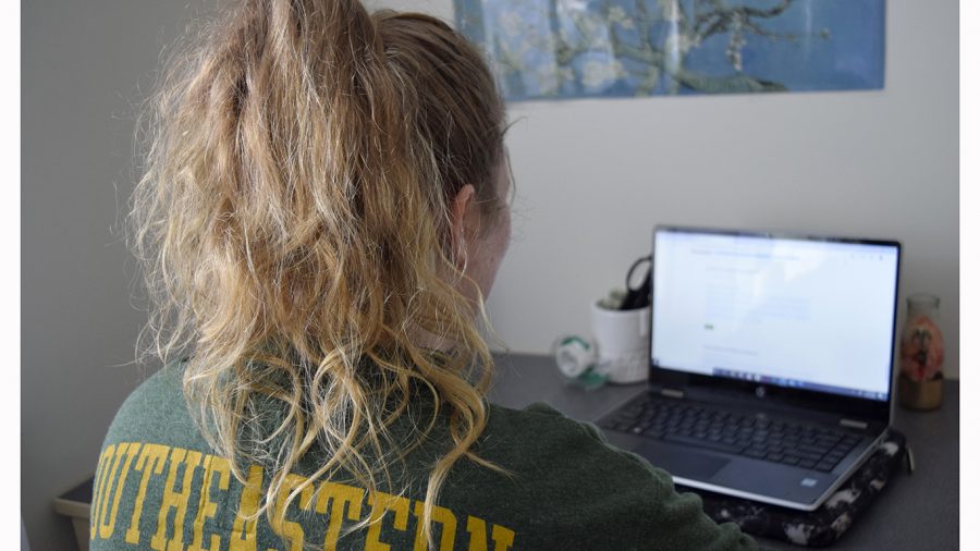 University student registers for Virtual Part-Time Job Fair on selu.joinhandshake.com. The Virtual Part- Time Job Fair was initially scheduled for Sept. 2 but has been moved to Sept. 9 due to the week-long campus closure in anticipation of hurricanes Laura and Marco.