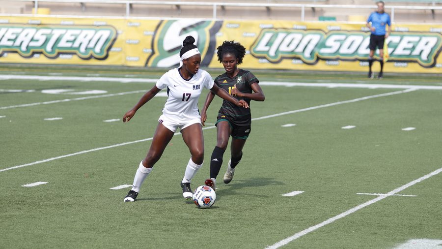 Ellie Williams, sophomore forward, started 14 of the 17 games she played in for the 2019 season. Williams led the Lady Lions in the 2019 season with four goals, 27 shots and 10 points. Williams is a native of Frisco, Texas.