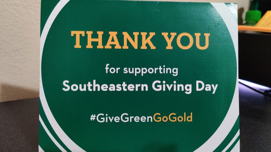 Southeastern Giving Day was held on Oct. 21. Groups that received the most money or had the highest number of donors received an extra prize from the Southeastern Foundation. 