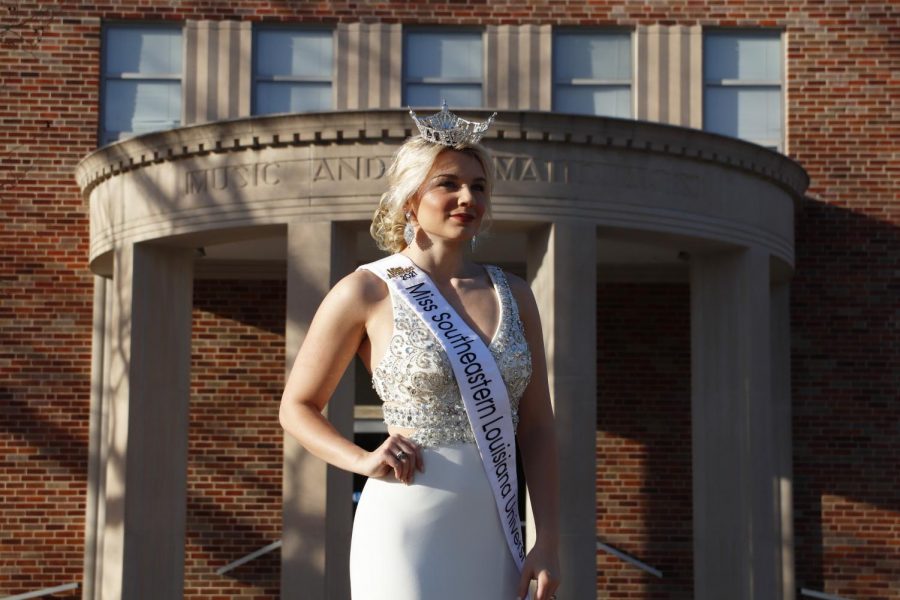 Miss SLU 2021 Lily Gayle will be competing in the Miss Louisiana pageant as Miss Green and Gold. Janine Hatcher will compete at the state pageant as Miss Southeastern 2020 since the competition was postponed last year.