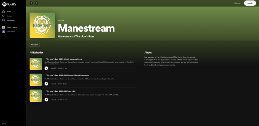 Manestream now available on Spotify