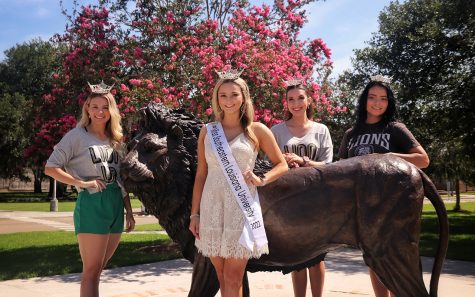 Megan Magri, Miss Southeastern, joined by her sister queens at Friendship Circle. These four ladies along with Emily Wilson (not pictured) will be competing in Miss Louisiana this week.