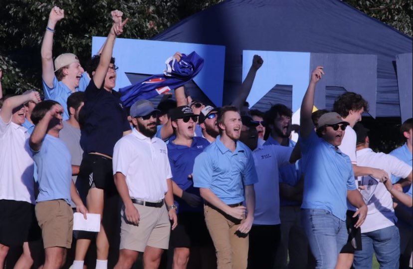 Sigma Tau celebrated every time they welcomed a new pledge to their fraternity.