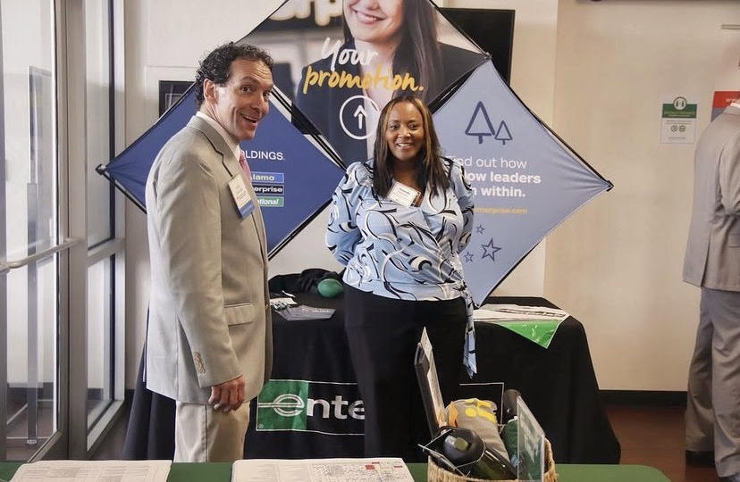 Craig Marinello posing for a picture at the past springs Biz-Connect event. 