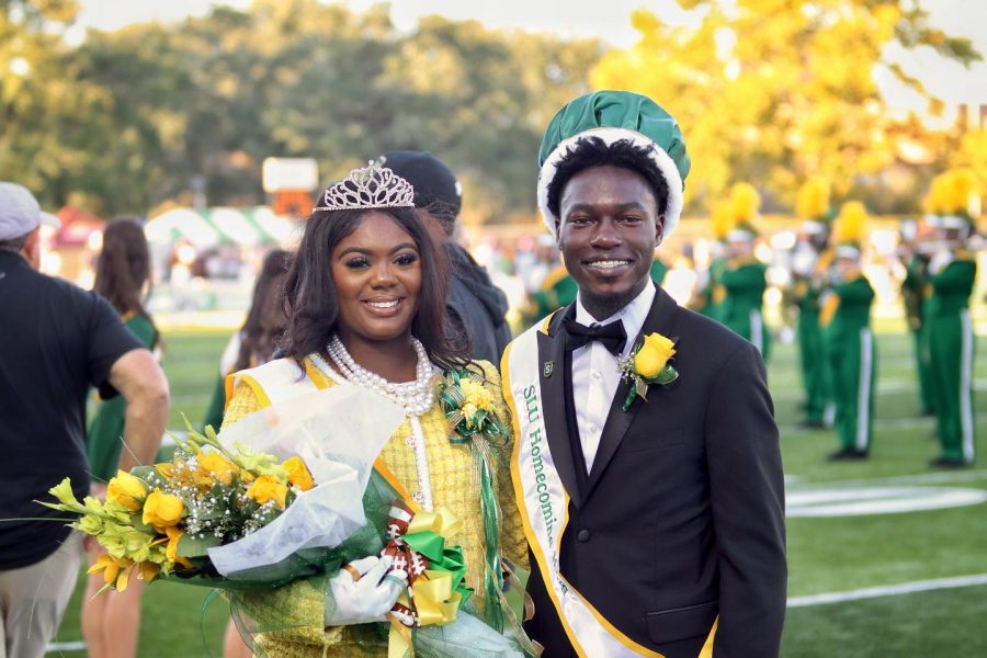 Jayla+Ruffin+and+KeRon+Jackson+was+named+Southeastern+2022+Homecoming+King+and+Queen.+