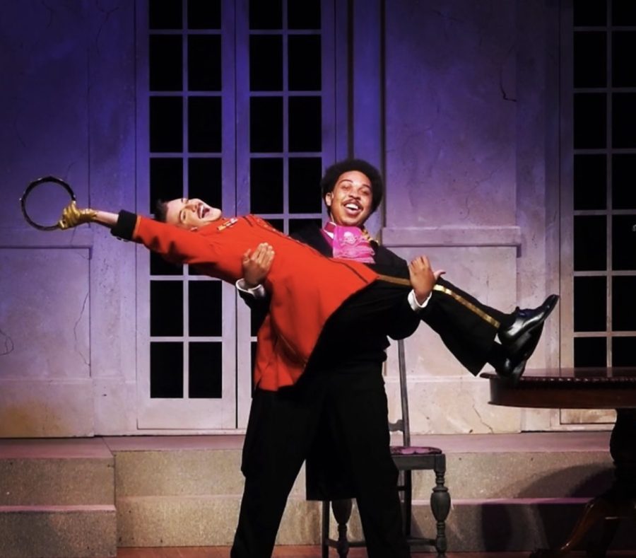 Along with their performances, the Southeastern Opera Theatre partakes in competitions as well. Shown here are two students performing for last year's National Opera Association Robert Hansen Collegiate Opera Scenes Competition.