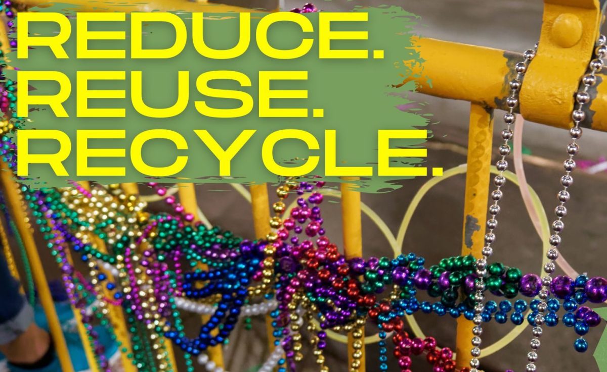 There are plenty of ways to reduce, reuse and recycle Mardi Gras beads. 