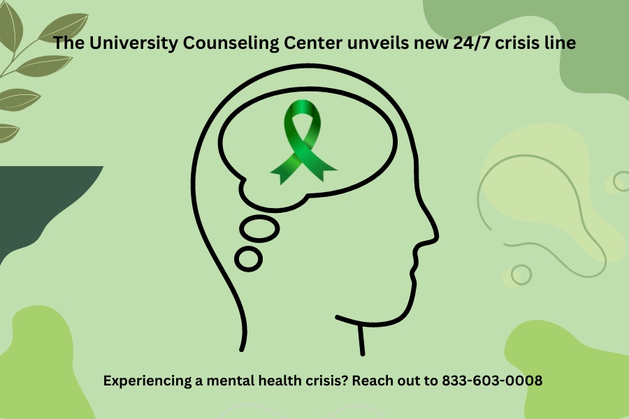 University Counseling Center expands its services with new crisis line