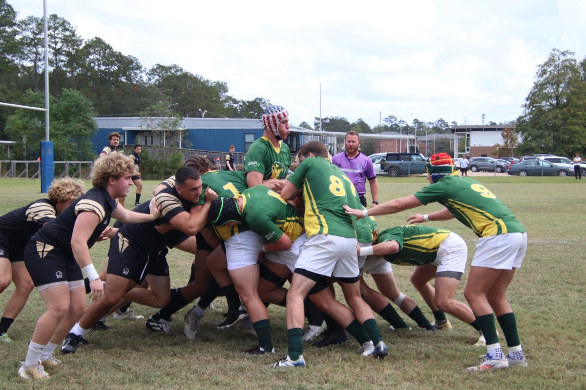 SLU Rugby battles against Vanderbilt, ultimately losing on a controversial postgame ruling. (Hammond, La. - Sunday, Nov. 3, 2024)