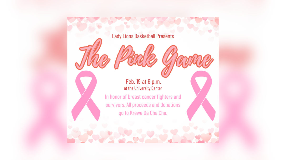 the words the pink game on a poster showing dates and locations